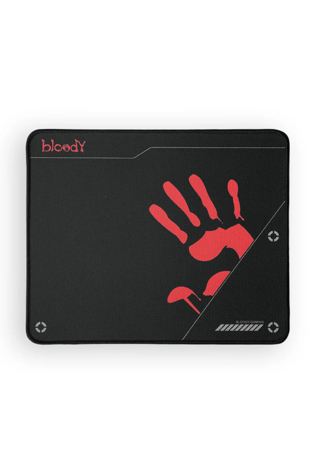 Bloody BP-50M Black Medium Textured Surface Stitched Edge Gaming Mouse Pad