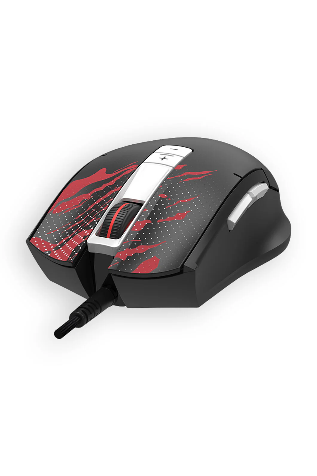 Bloody ES8 Lightweight Esports Fire Black Symmetric 7-Button Esports Gaming Mouse - Image 4
