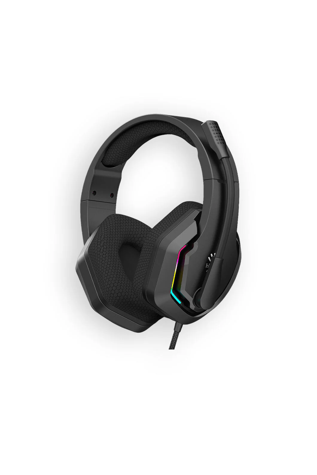 Bloody G260P Neon Black 3.5mm Wired Over-Ear Stereo LED Gaming Headphones - Image 2