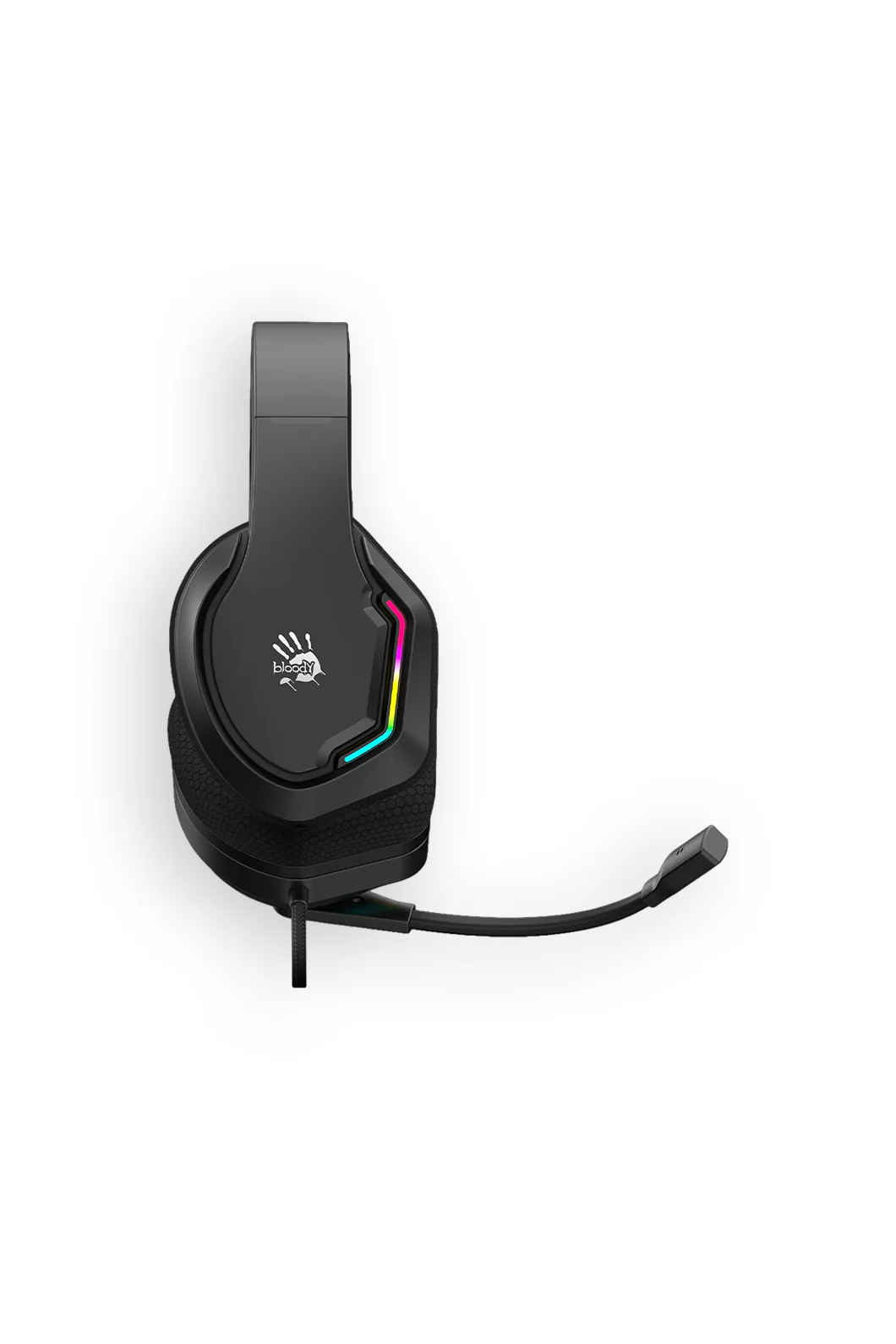 Bloody G260P Neon Black 3.5mm Wired Over-Ear Stereo LED Gaming Headphones - Image 4