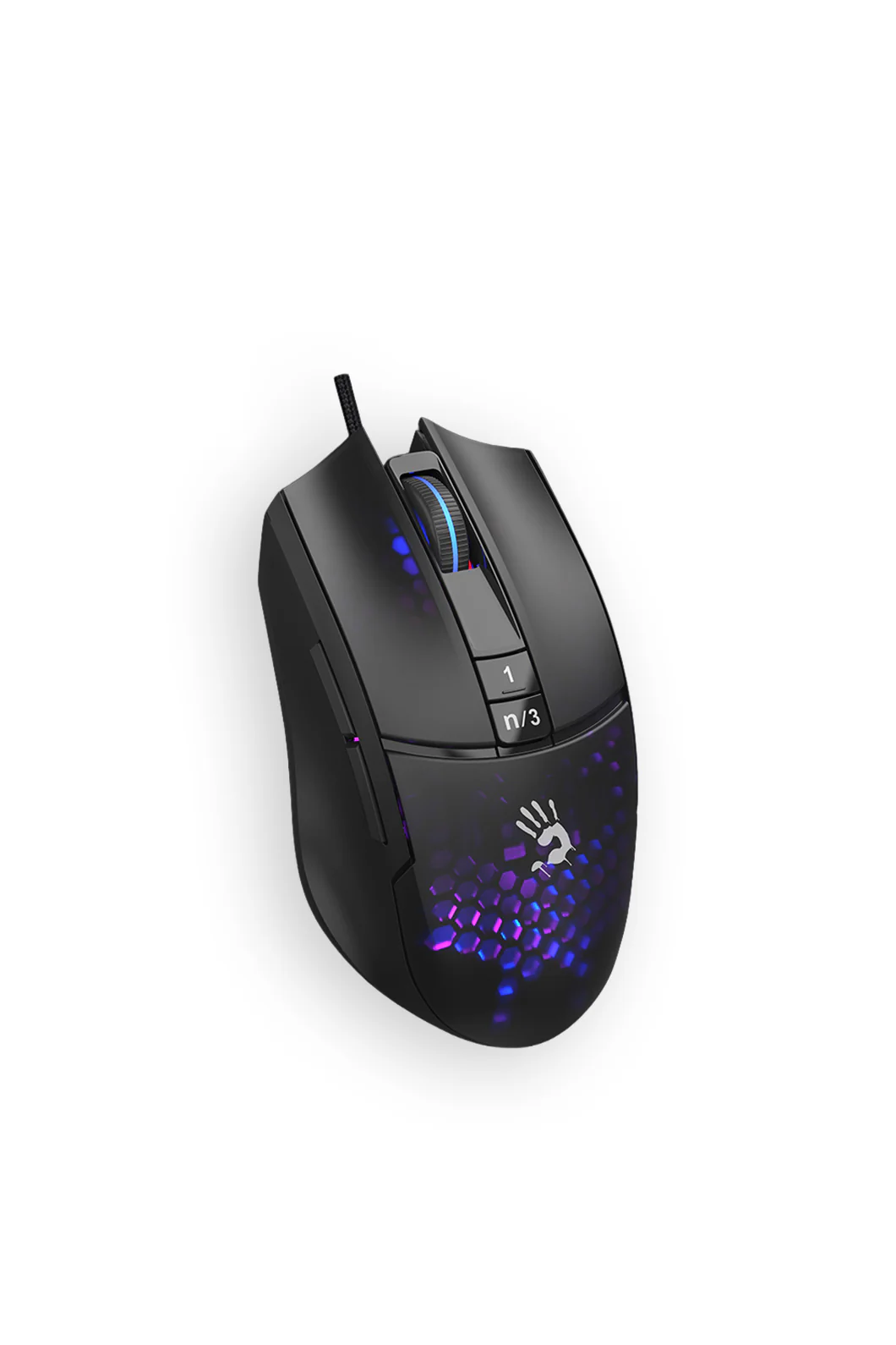 Bloody L65 Max-AC Honeycomb Lightweight Honeycomb RGB 12,000 CPI Gaming Mouse - Image 2
