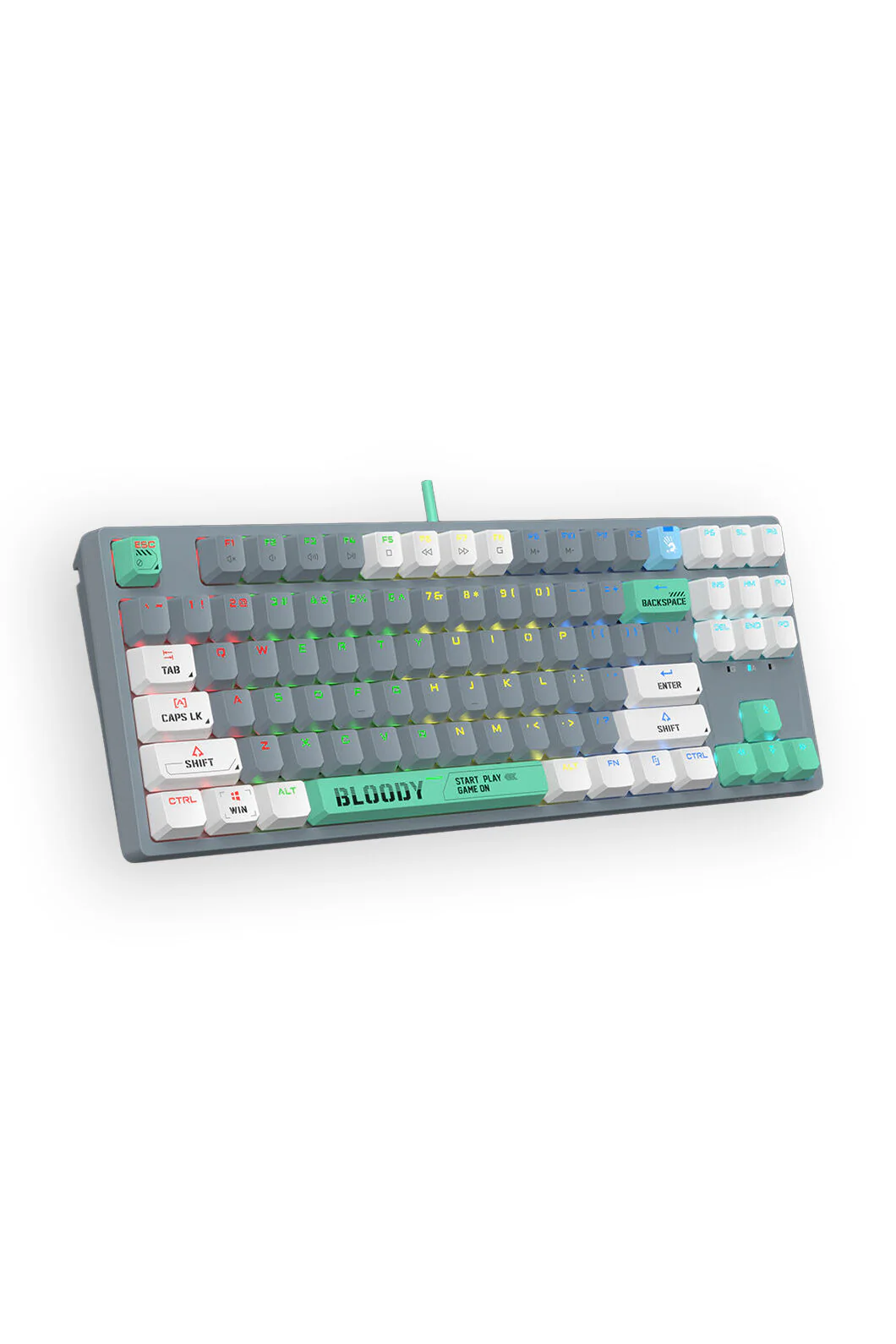 Bloody S87 Energy Ash TKL BLMS Mechanical Keyboard - Image 2