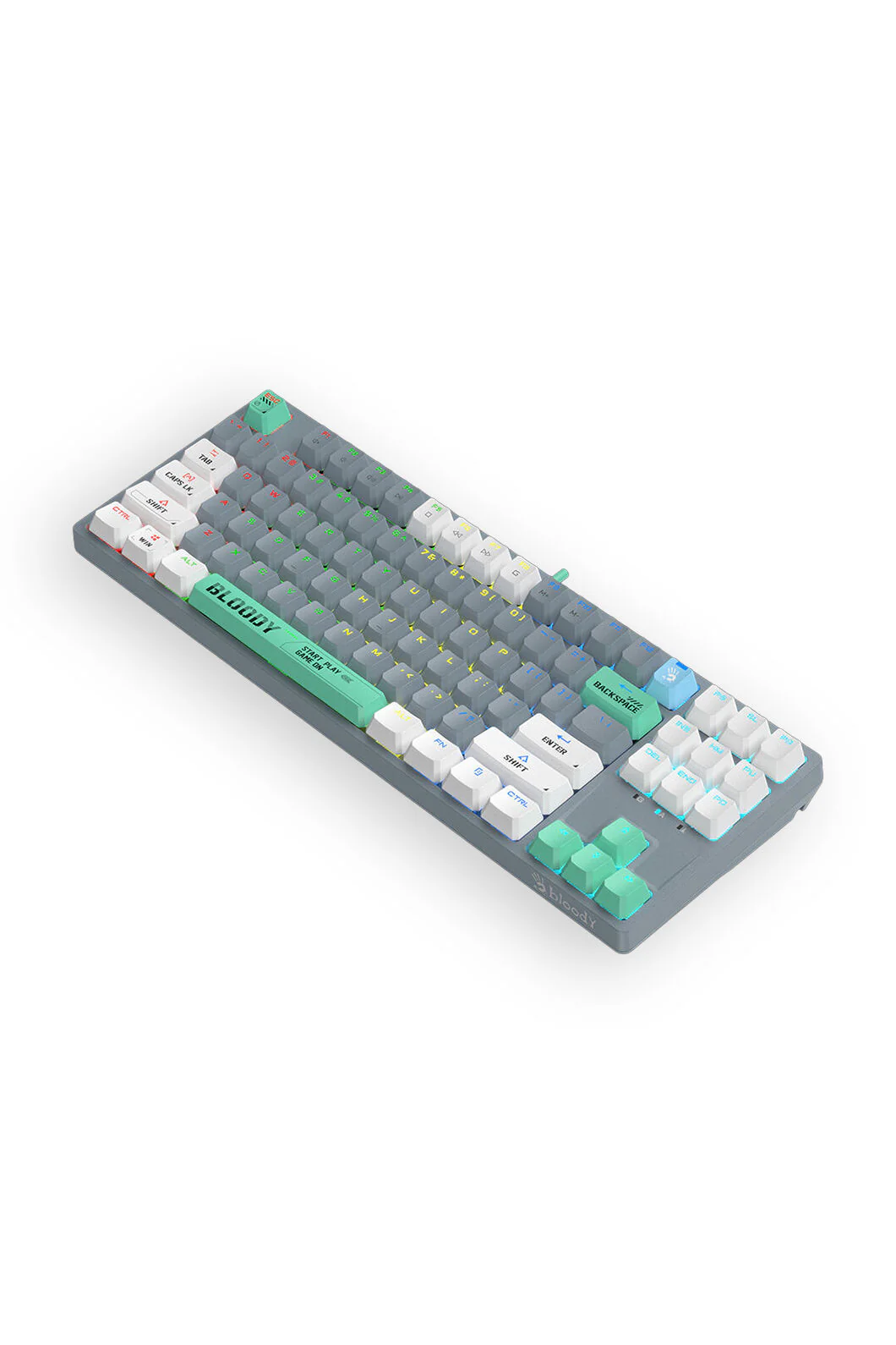 Bloody S87 Energy Ash TKL BLMS Mechanical Keyboard - Image 3