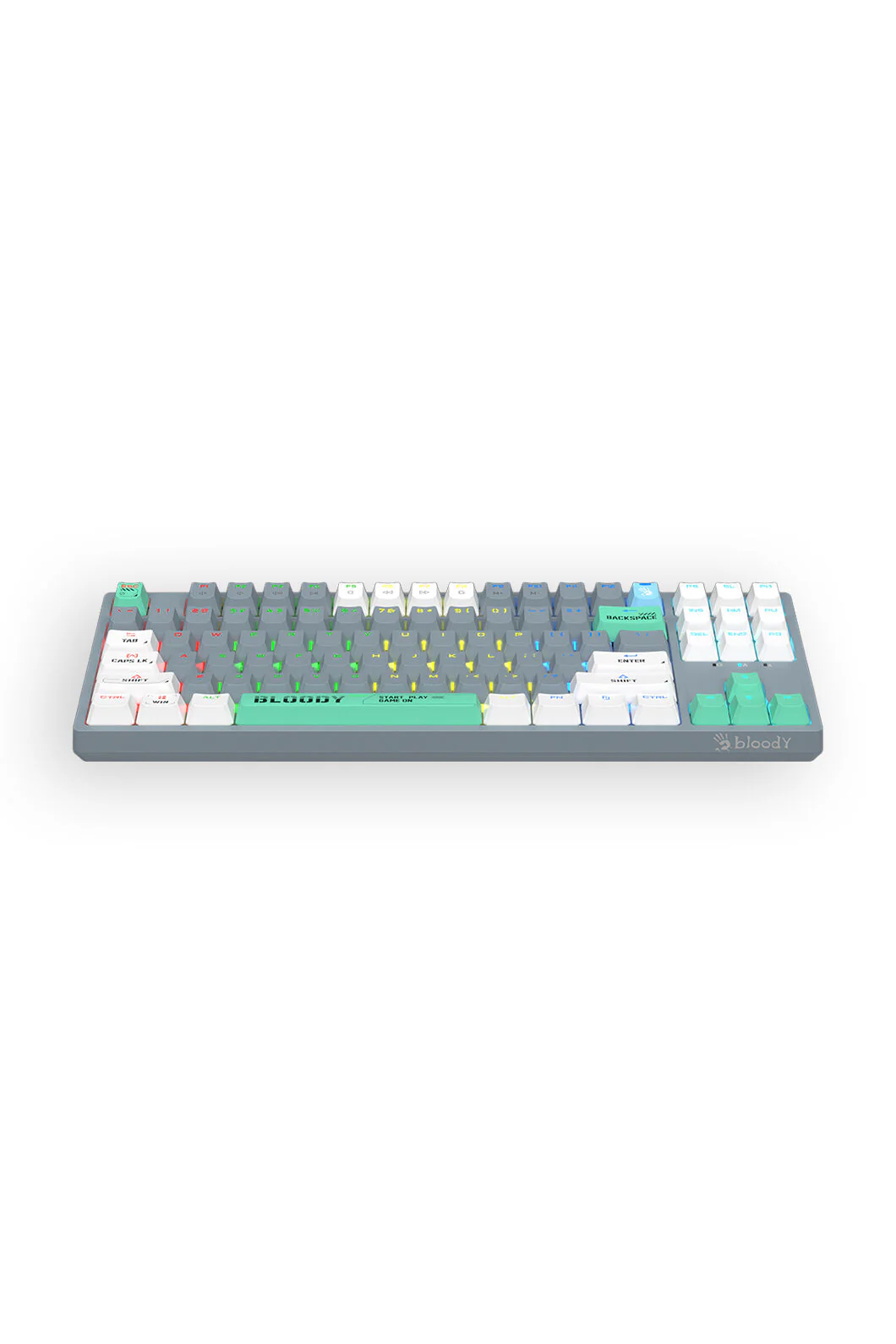 Bloody S87 Energy Ash TKL BLMS Mechanical Keyboard - Image 4