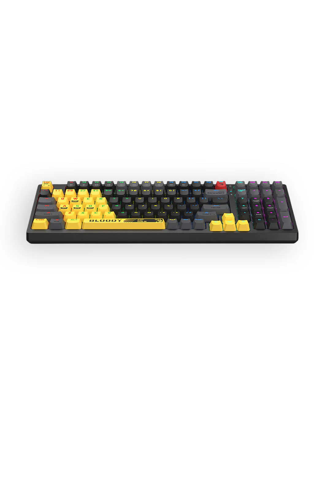 Bloody S98 BLMS Sports Lime 80% Hot-Swappable Quiet Typing Gaming Keyboard - Image 4