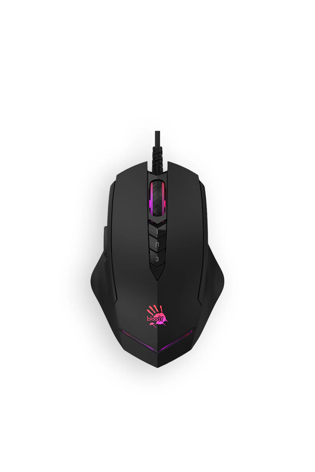 Bloody V8M Max-AC Black Ergonomic RGB Animation Metal Armour Boot Gaming Mouse