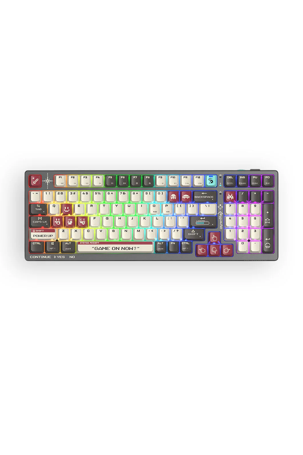 Bloody WS98 Pixels Red 80% Dual Core Wireless Mechanical Keyboard