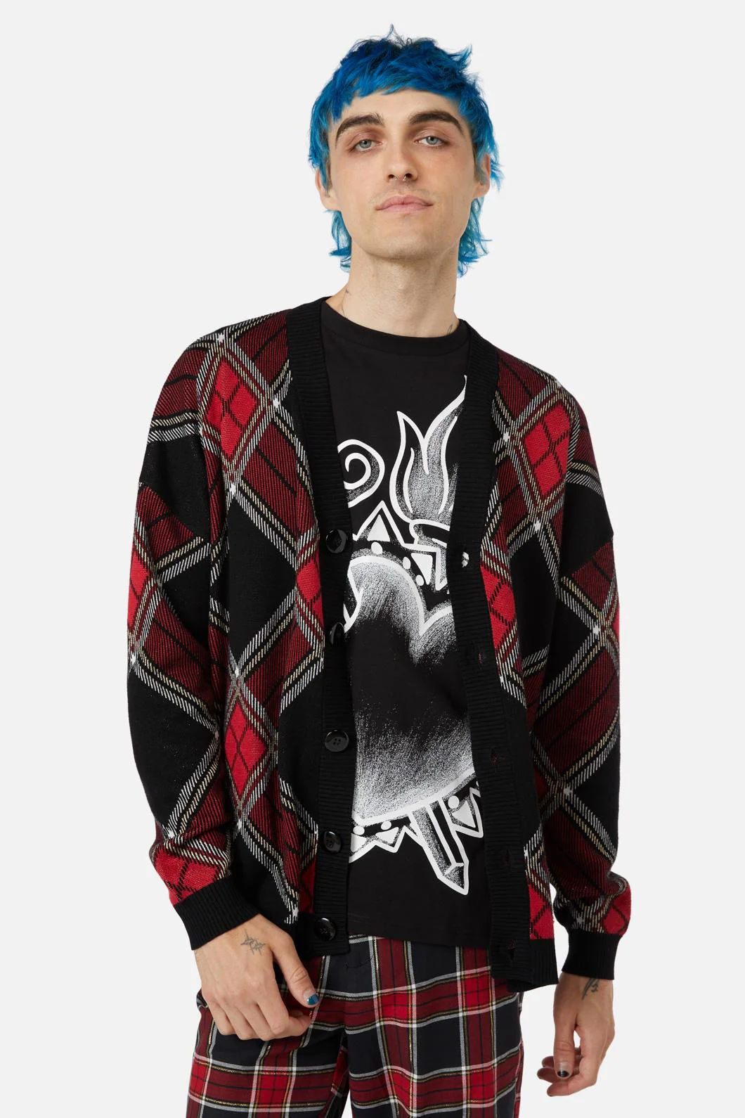 Boundless Tartan Cardi - Image 3