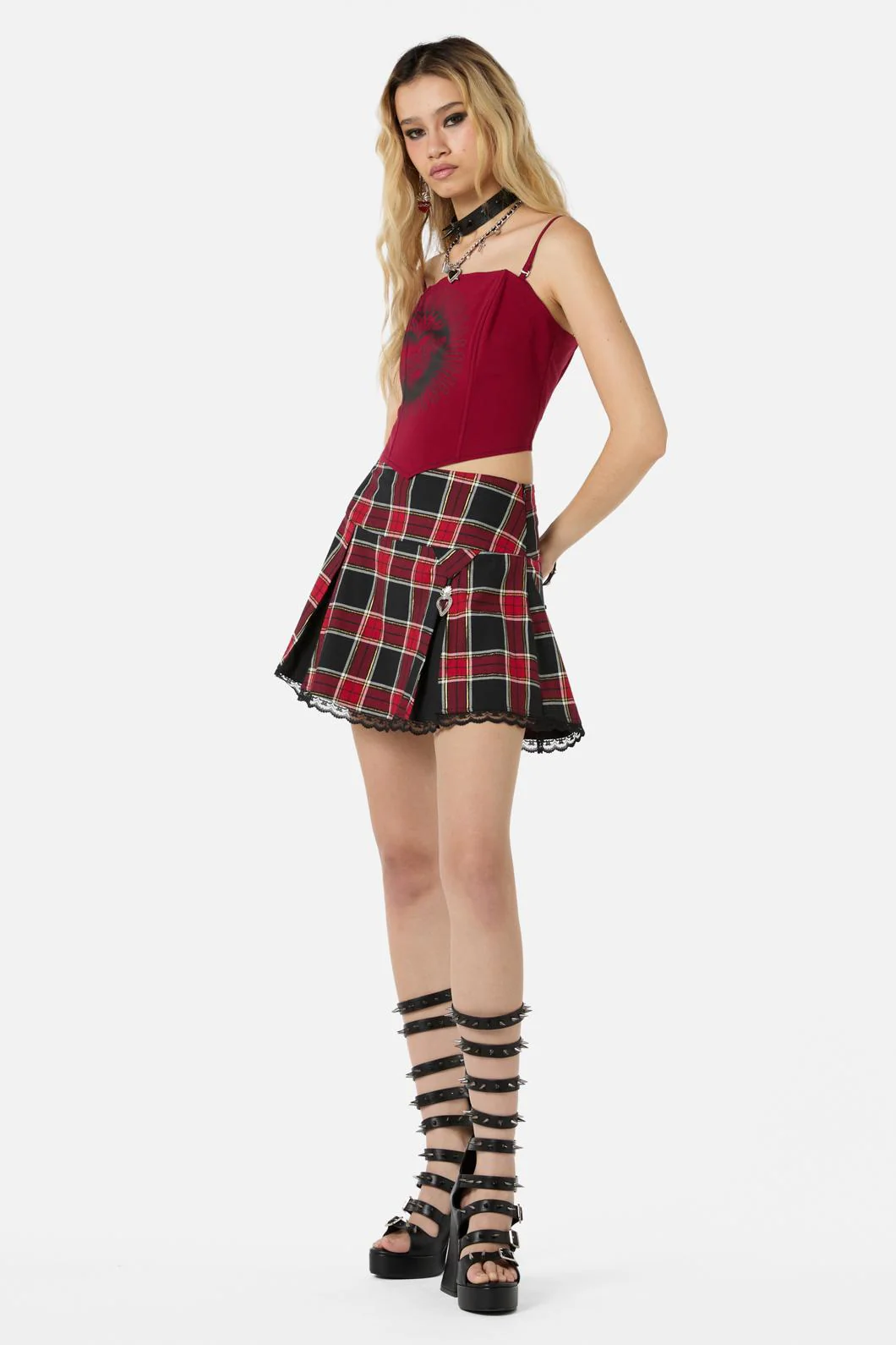 Boundless Tartan Skirt - Image 3