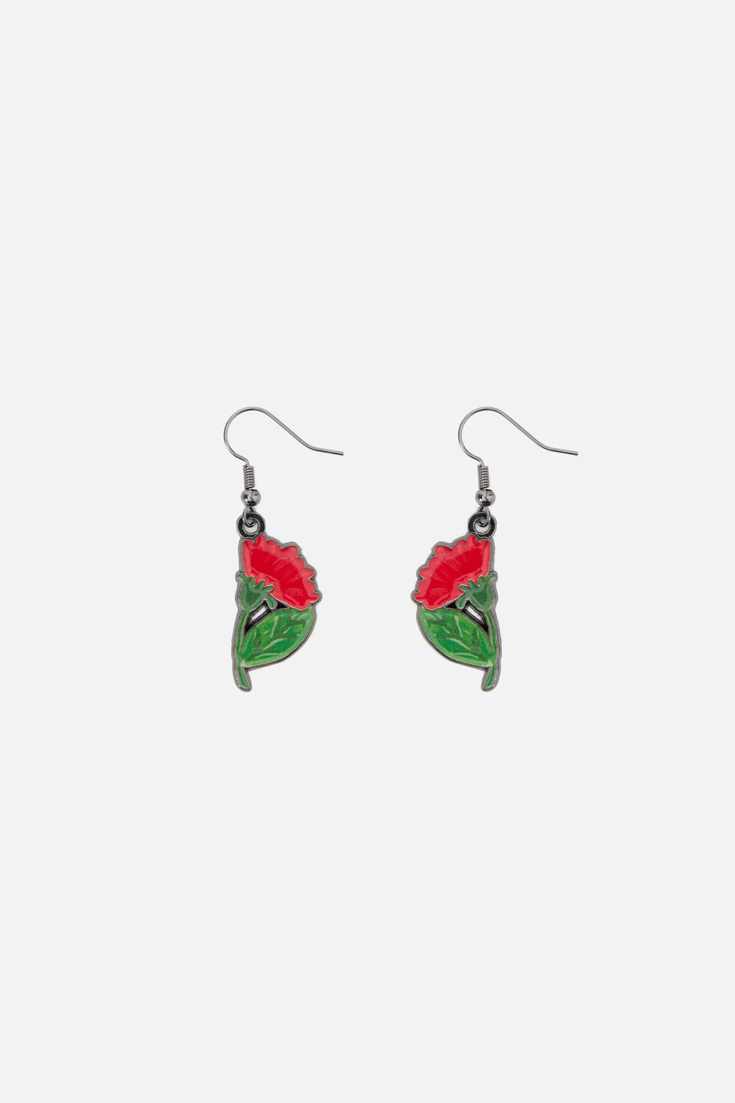 Bow Floral Earrings - Image 3