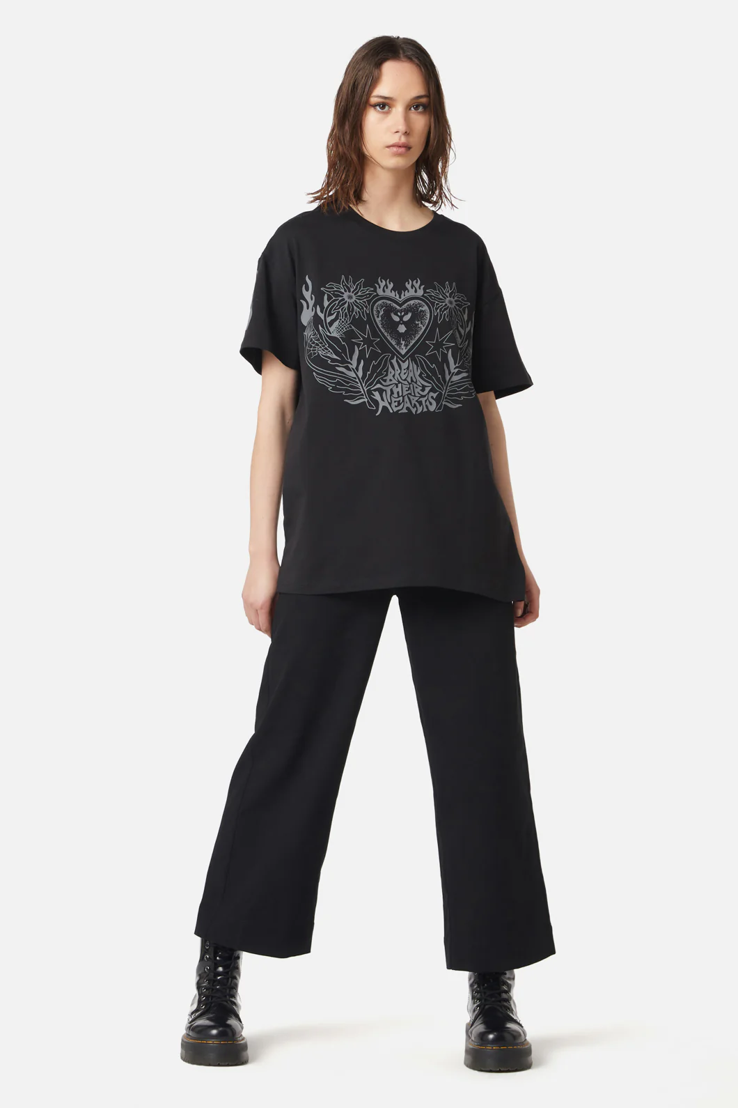 Break Their Hearts Distressed Tee - Image 3
