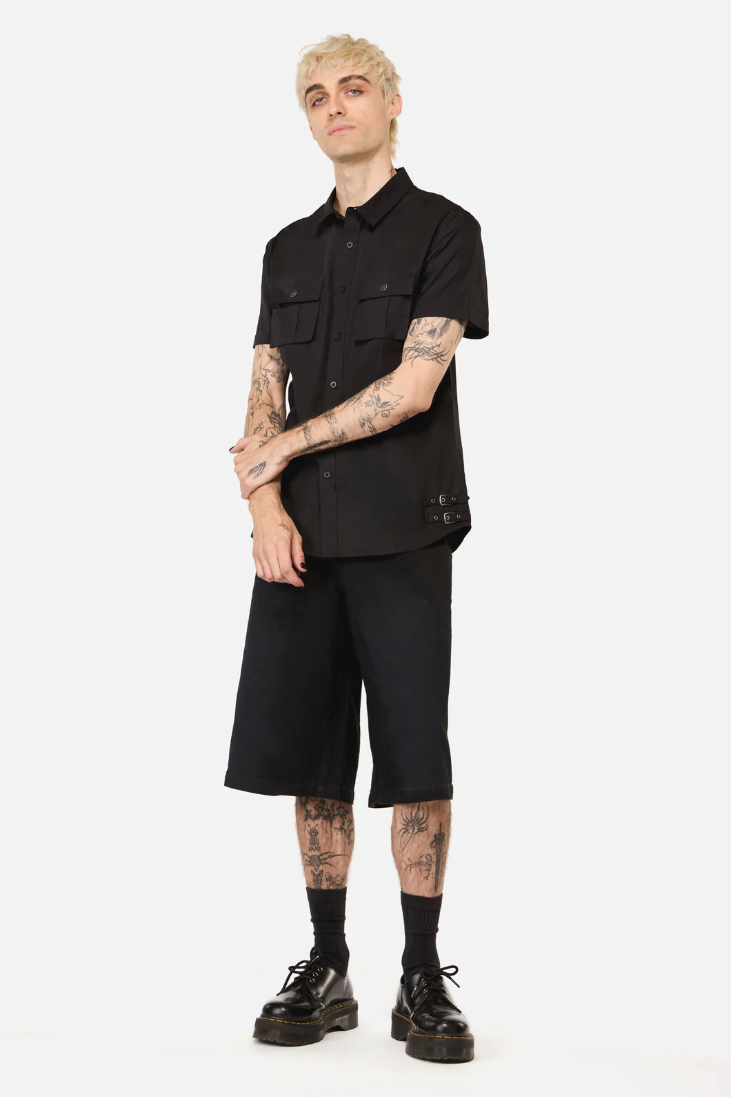 Buckled Goth Shirt