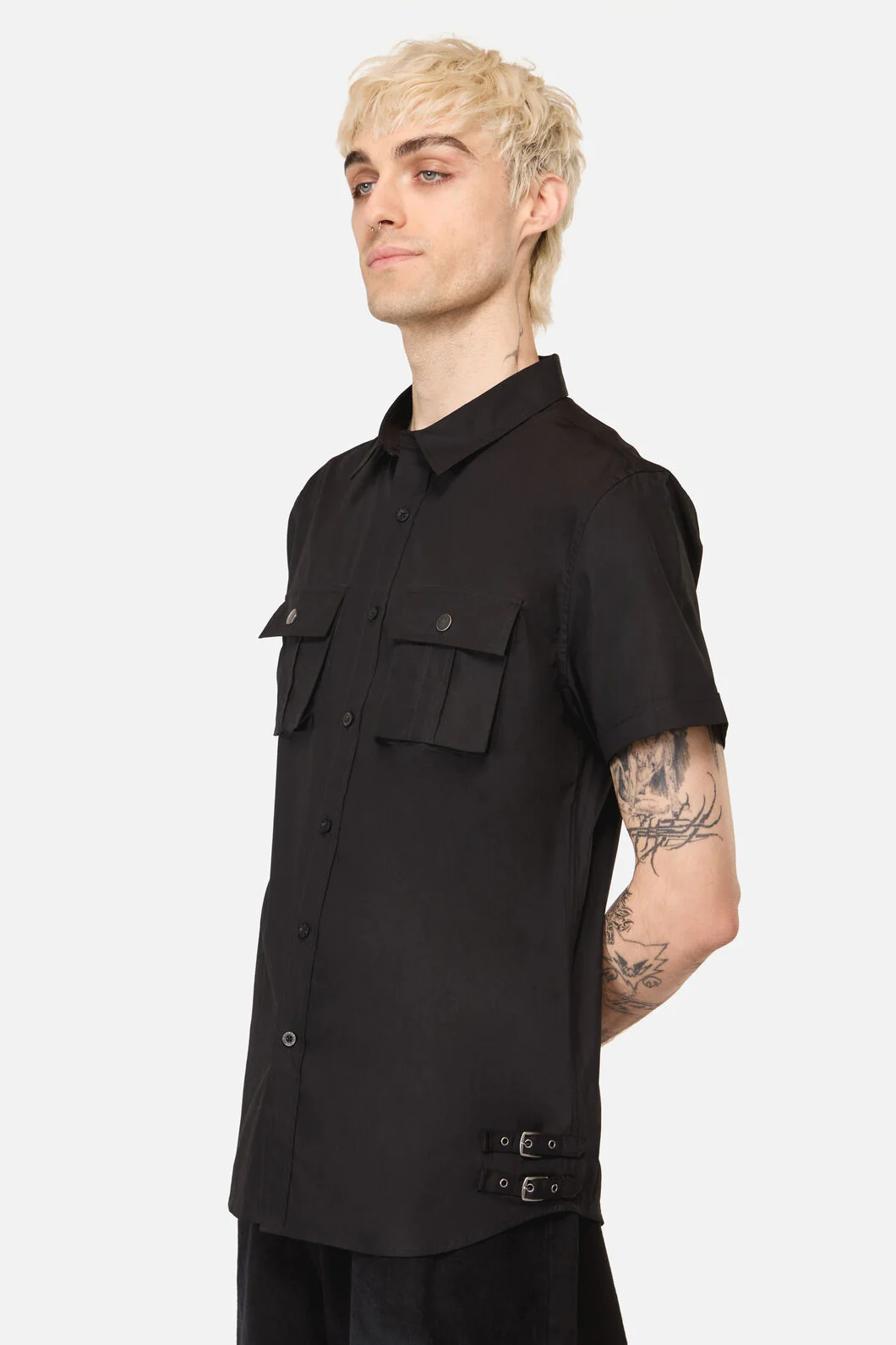 Buckled Goth Shirt - Image 3