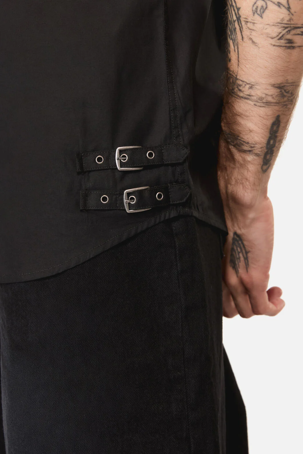 Buckled Goth Shirt - Image 5