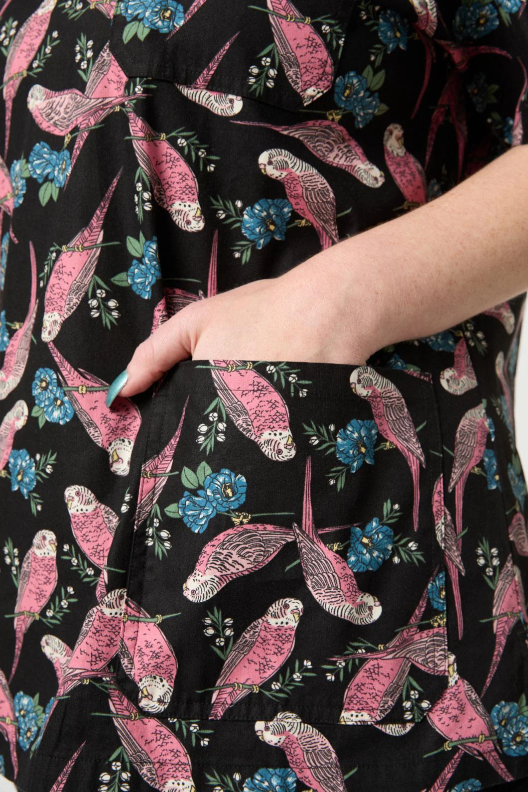Budgie Love Top & Pant Scrub Set - Image 6