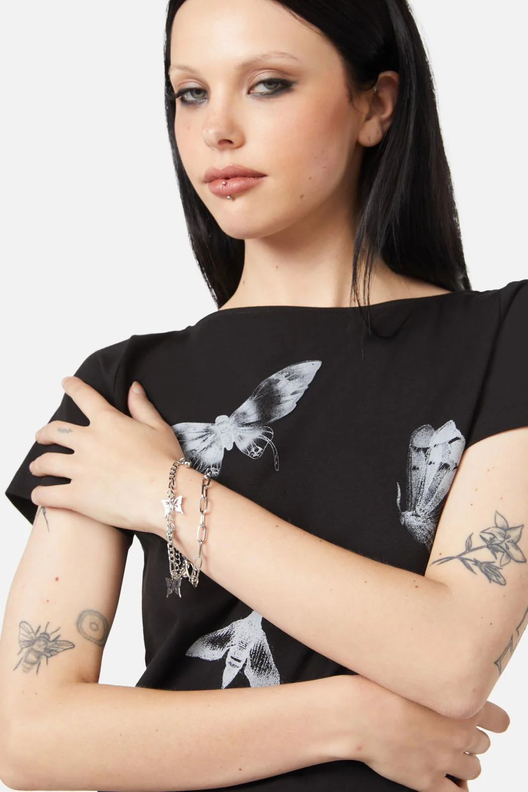 Butterfly Charm Bracelet - Image 3