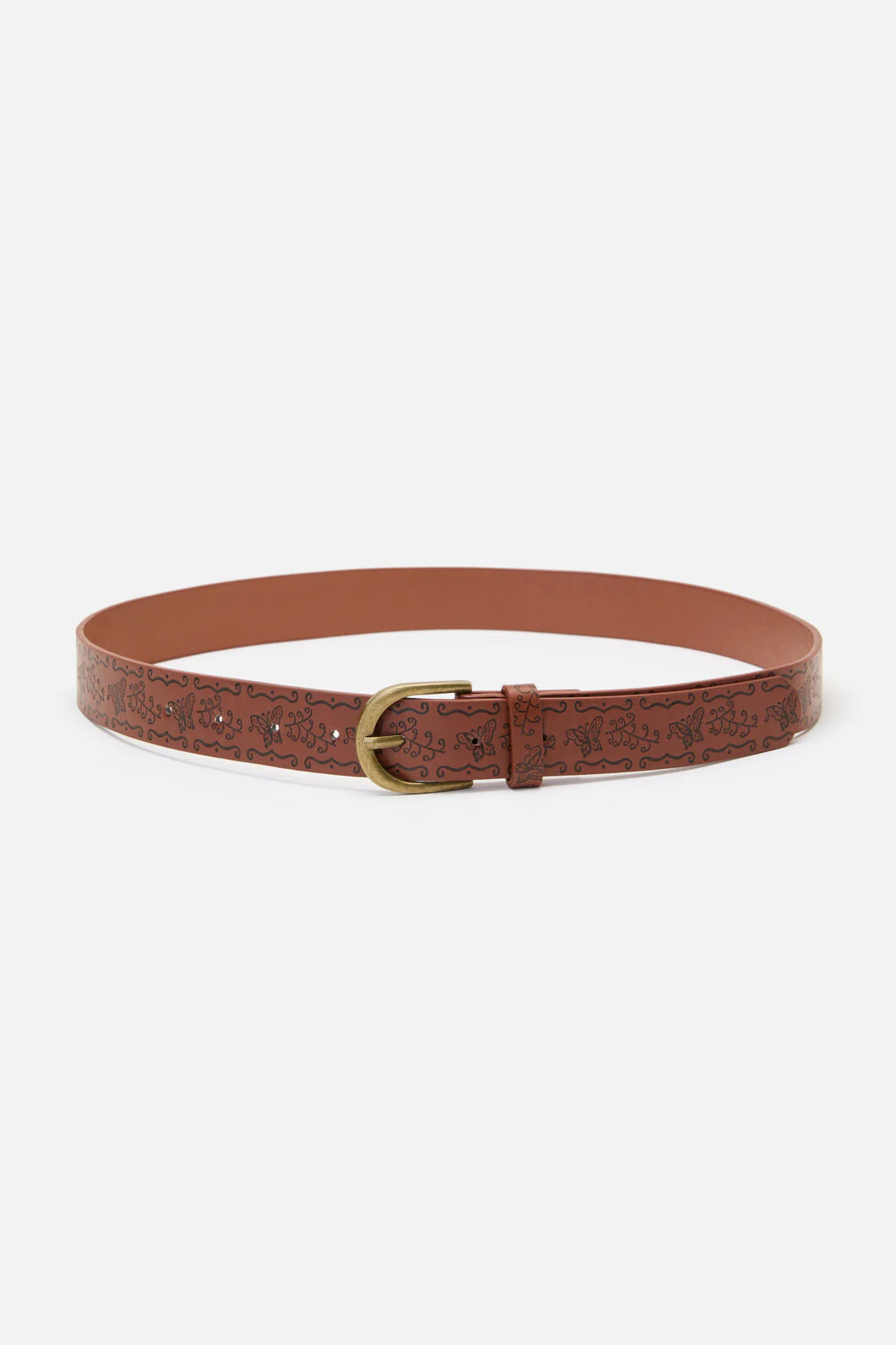 Butterfly Debossed Vintage Belt - Image 4