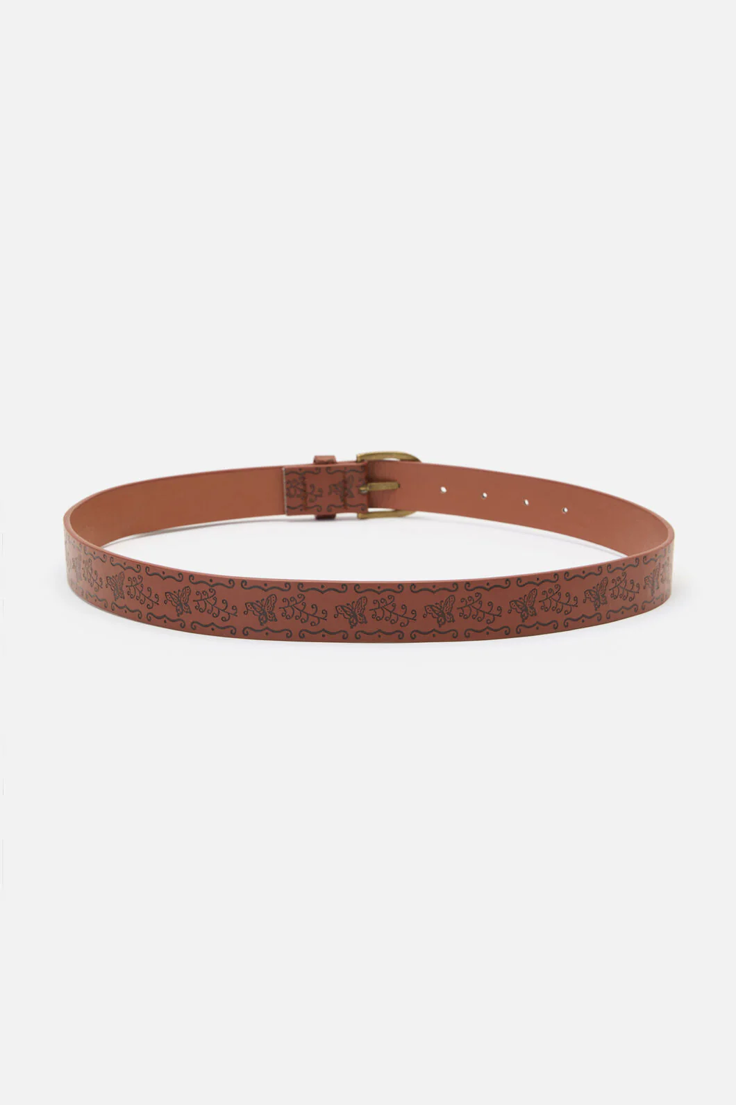 Butterfly Debossed Vintage Belt - Image 5