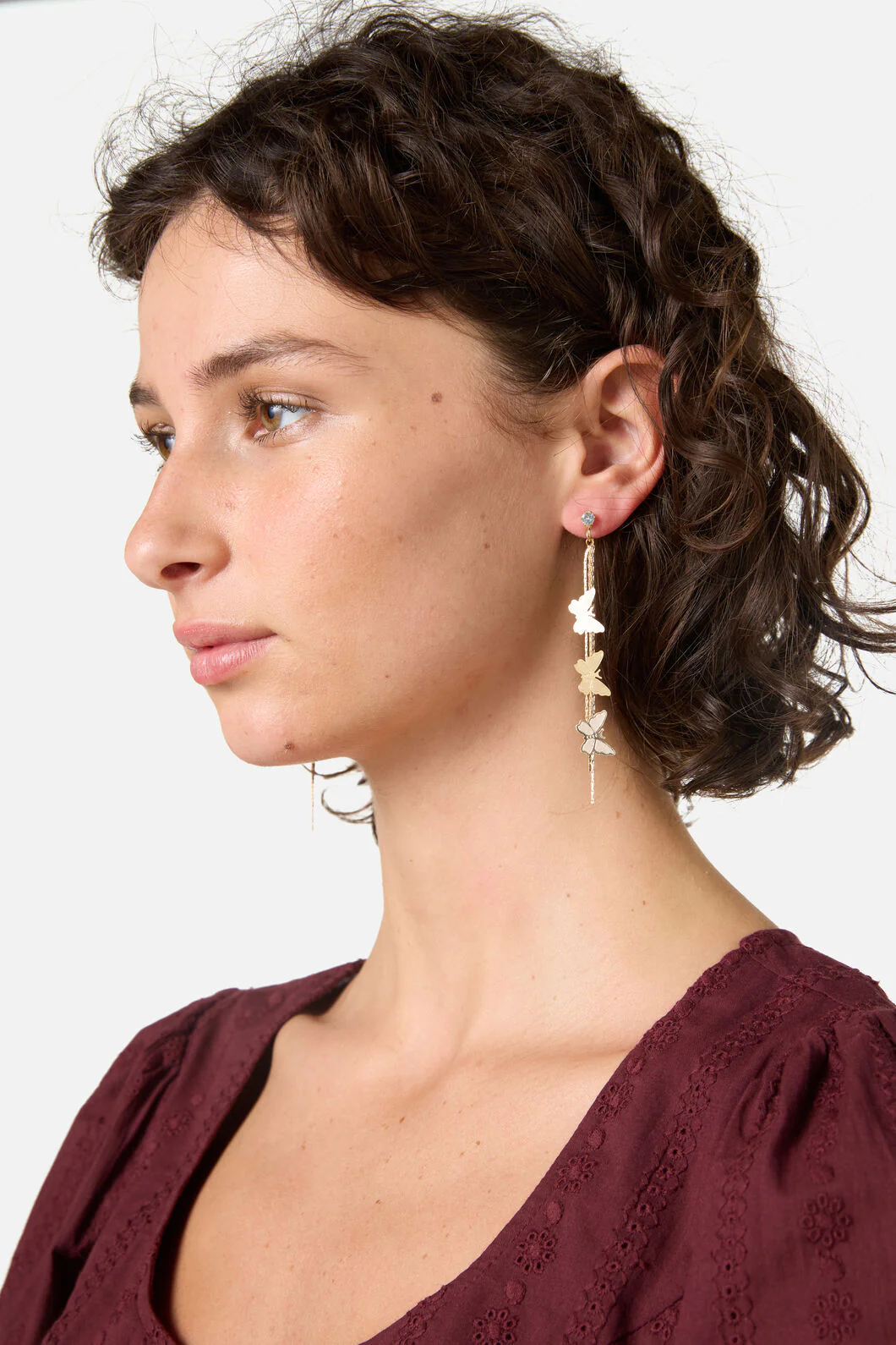 Butterfly Drop Earrings
