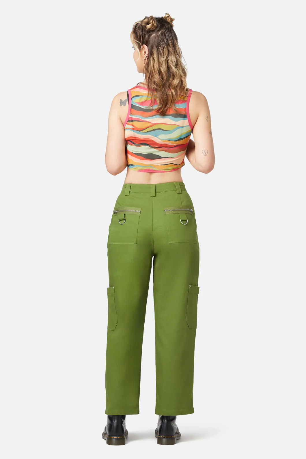 Cargo Drill Zipper Pants - Image 4