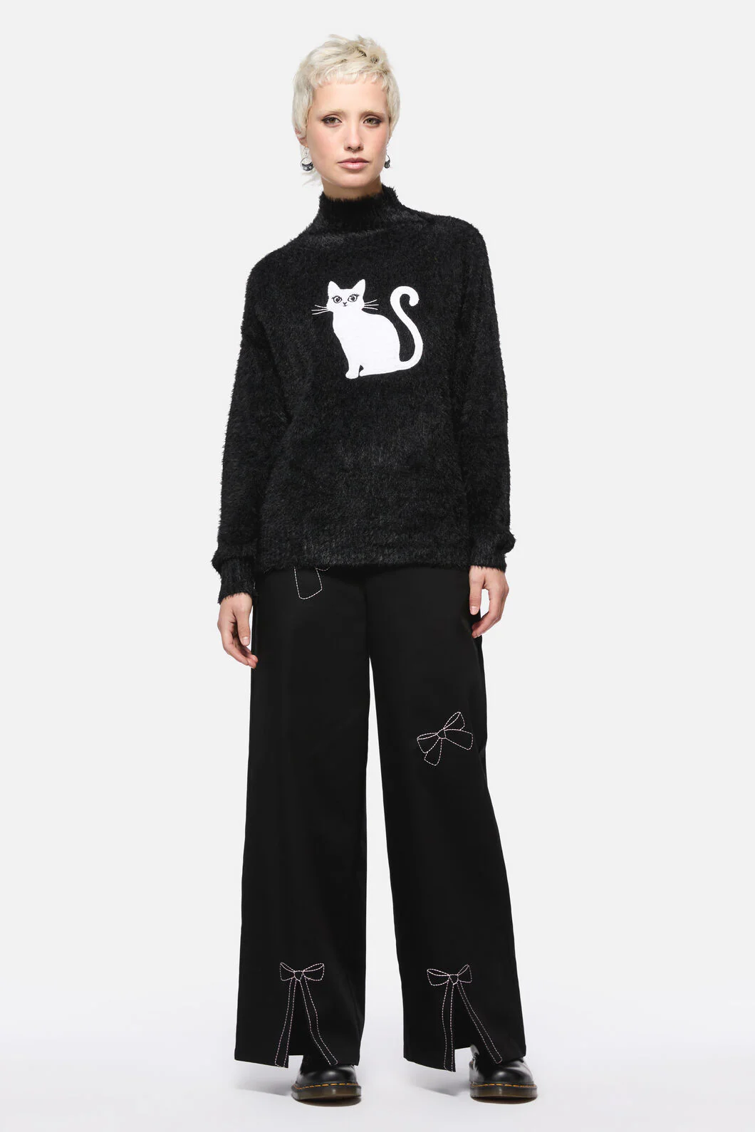 Catkins Boucle Knit Jumper - Image 12
