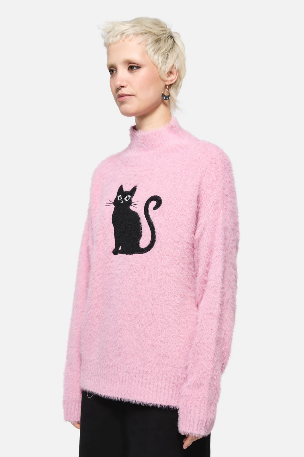 Catkins Boucle Knit Jumper - Image 4