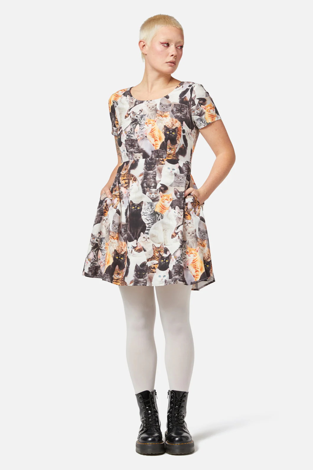 Catnip Skater Dress - Image 2