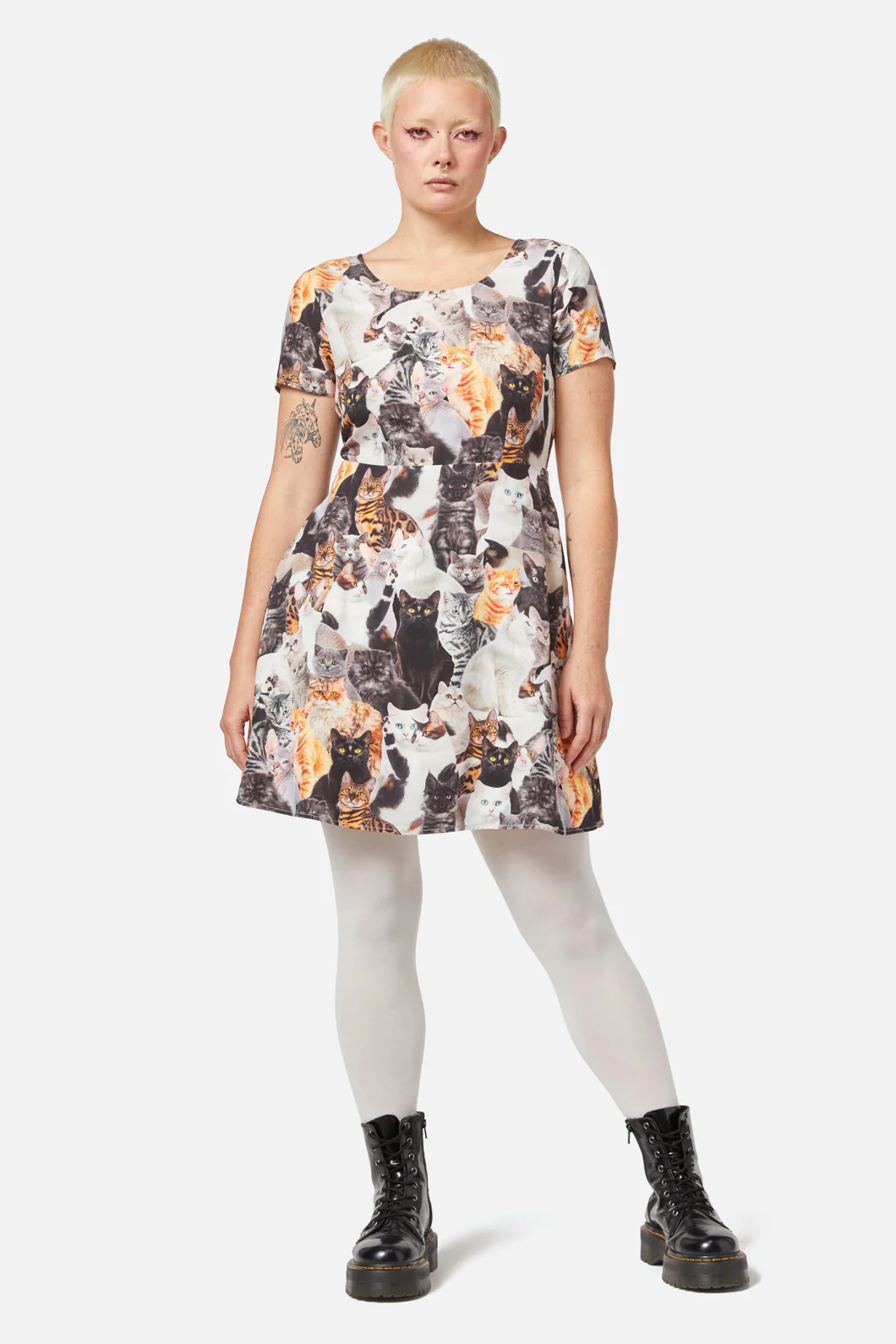 Catnip Skater Dress - Image 3