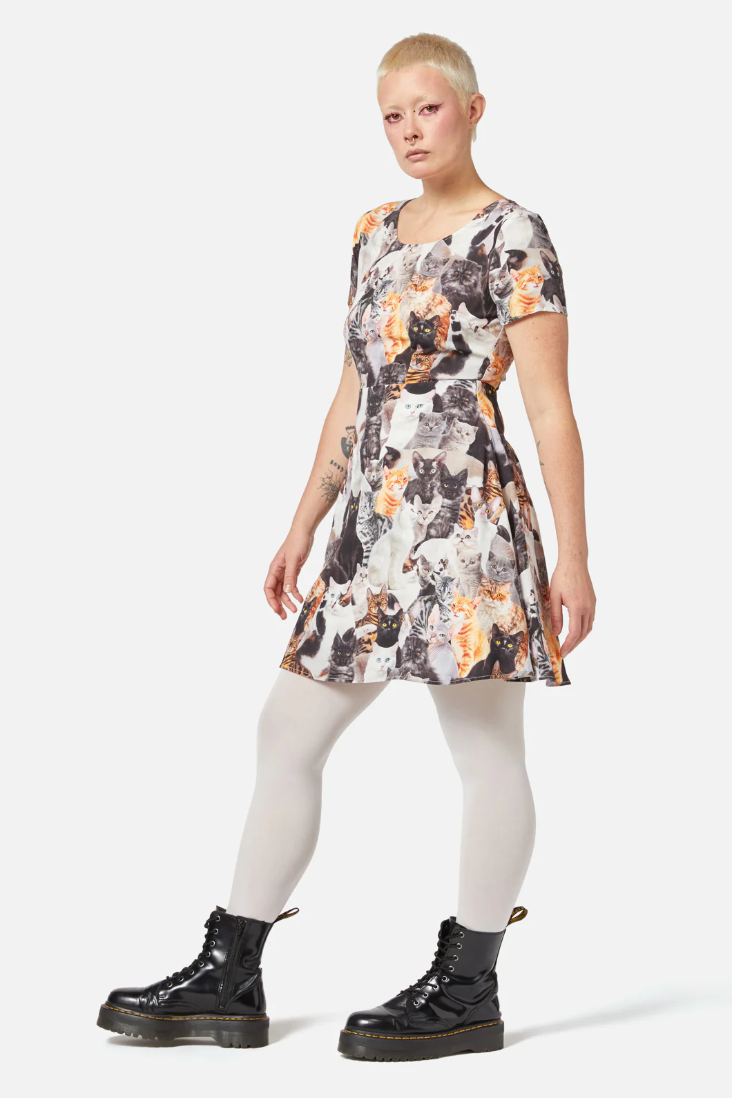 Catnip Skater Dress - Image 4