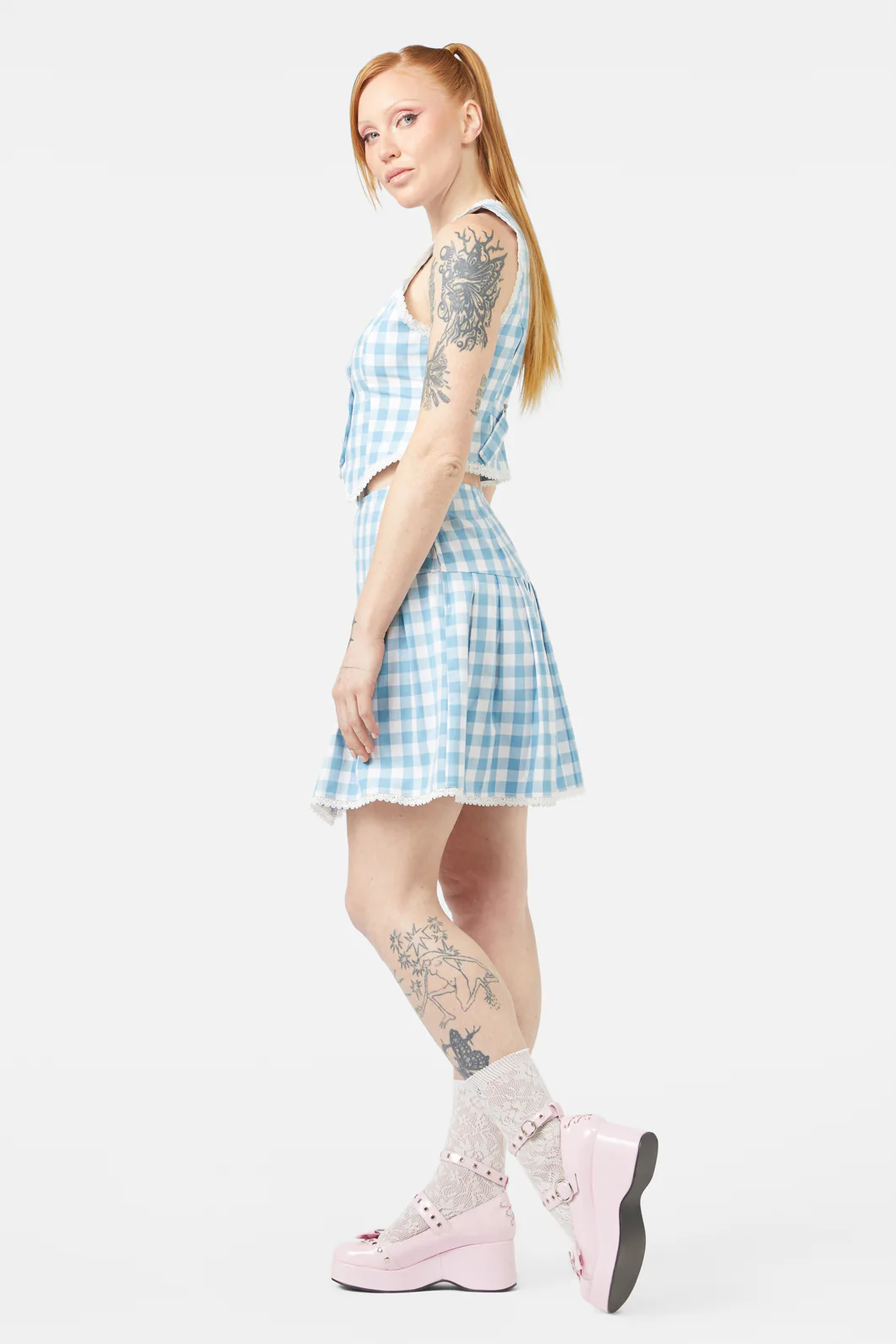 Catrina Gingham Skirt - Image 3