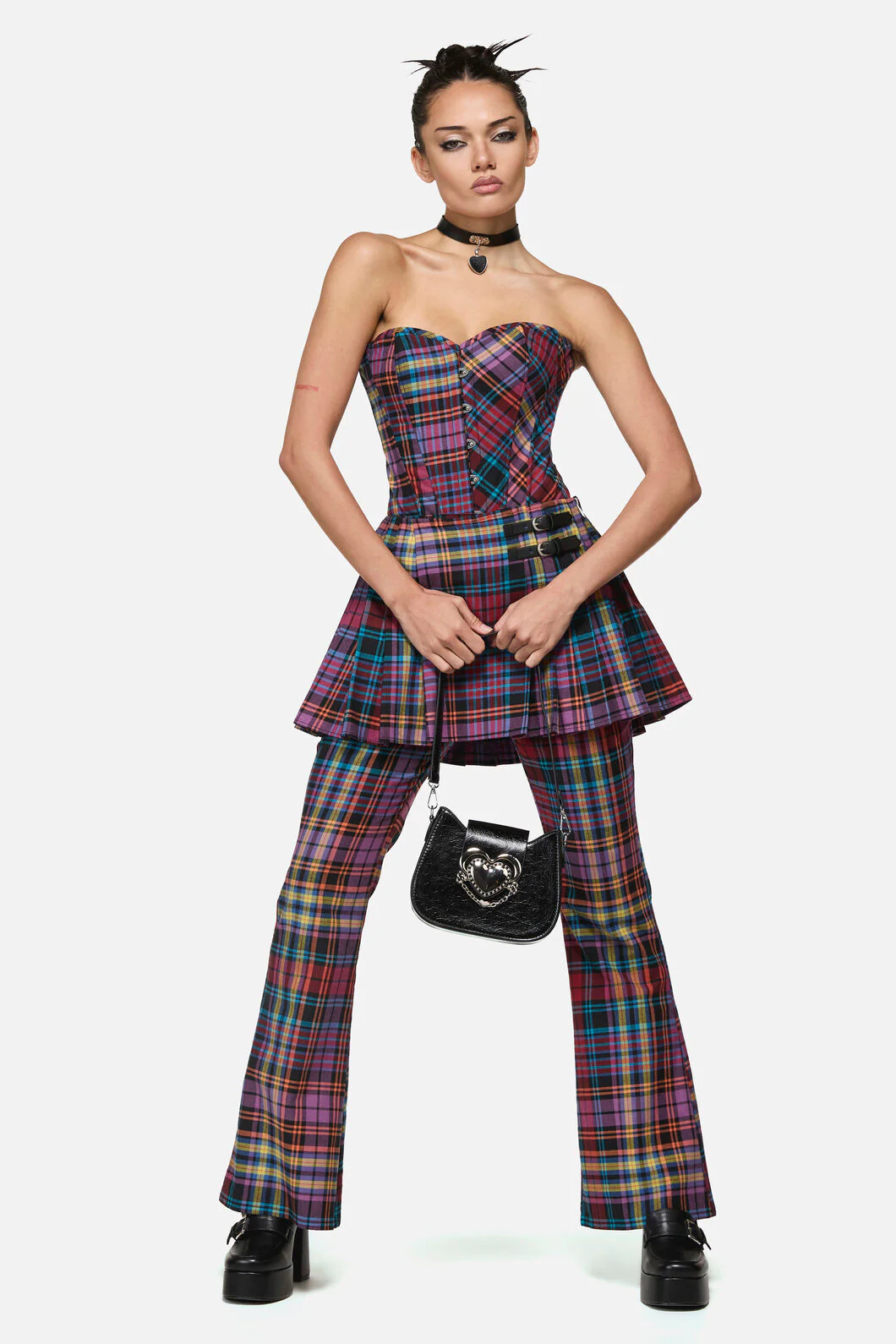 Centre Heart Structured Bag - Image 2