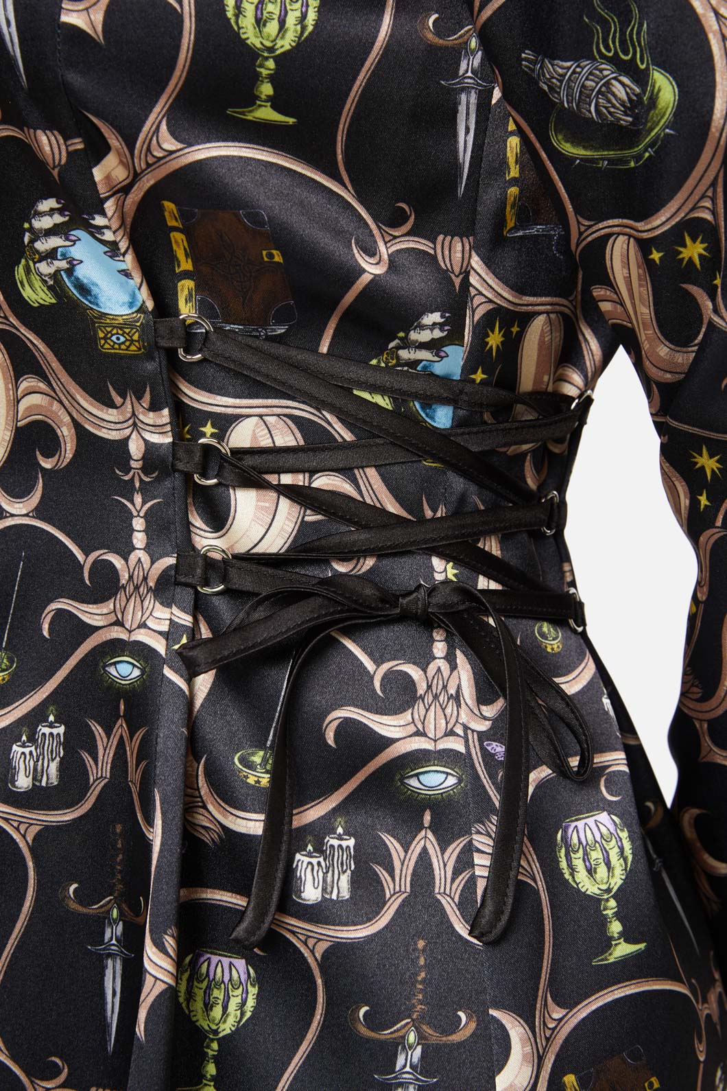 Ceremonial Printed Shirt Dress - Image 5
