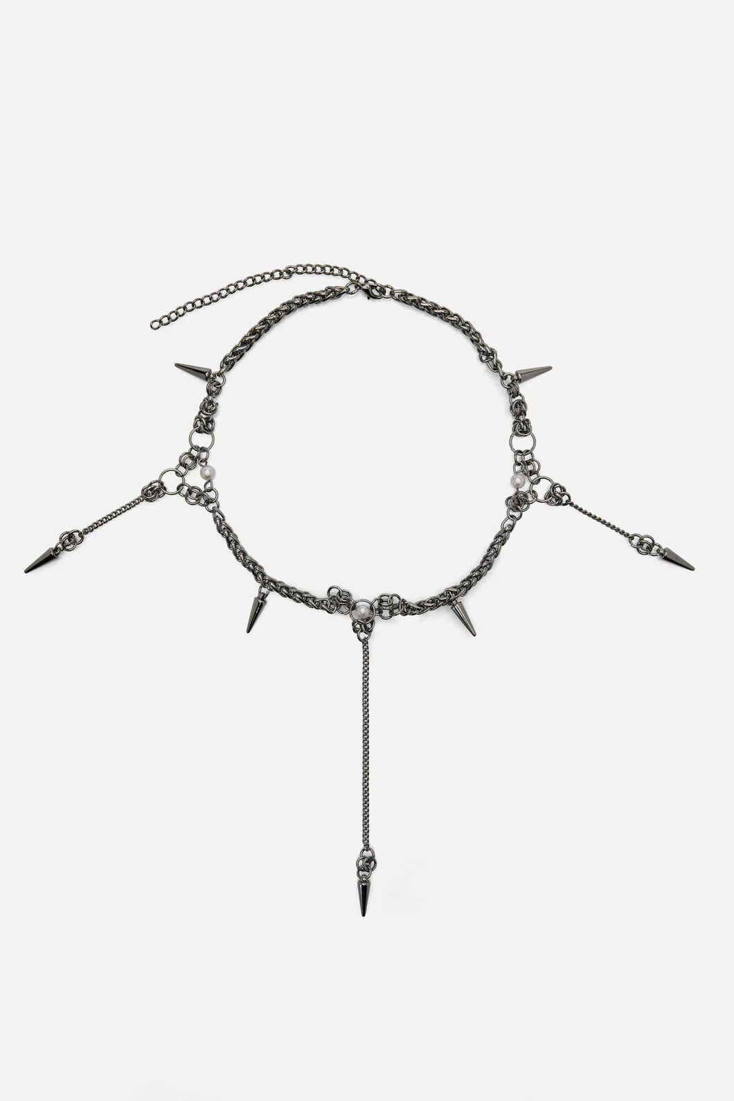 Chainlink Pearl Necklace - Image 3