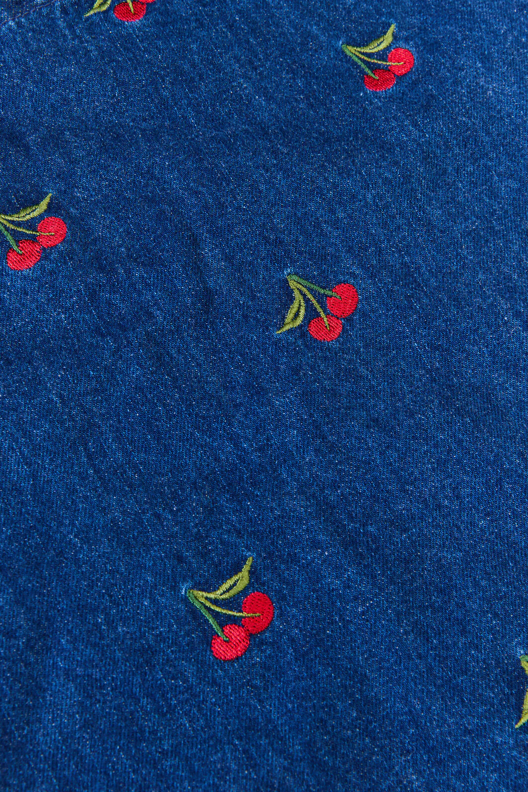 Cherry Denim Tote - Image 3
