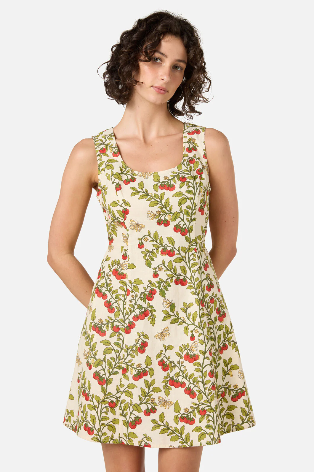 Cherry Tomatoes Mini Dress