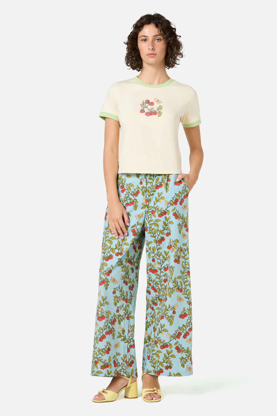Cherry Tomatoes Ringer Tee