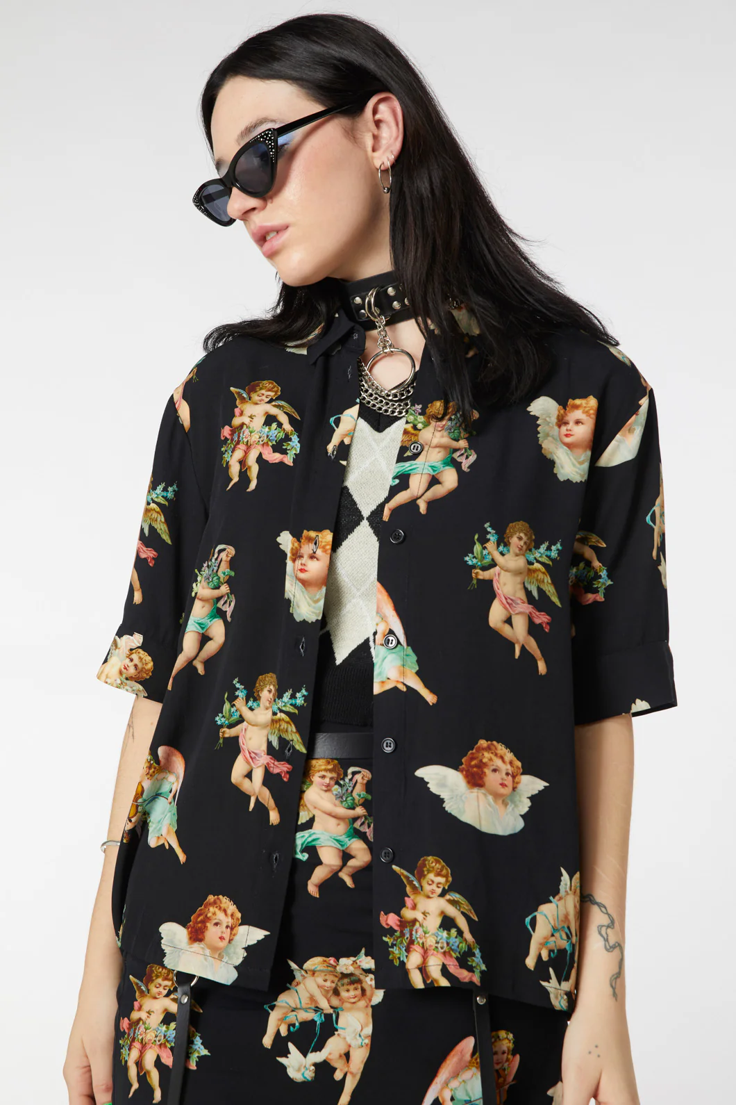 Cherub Viscose Boxy Shirt - Image 12