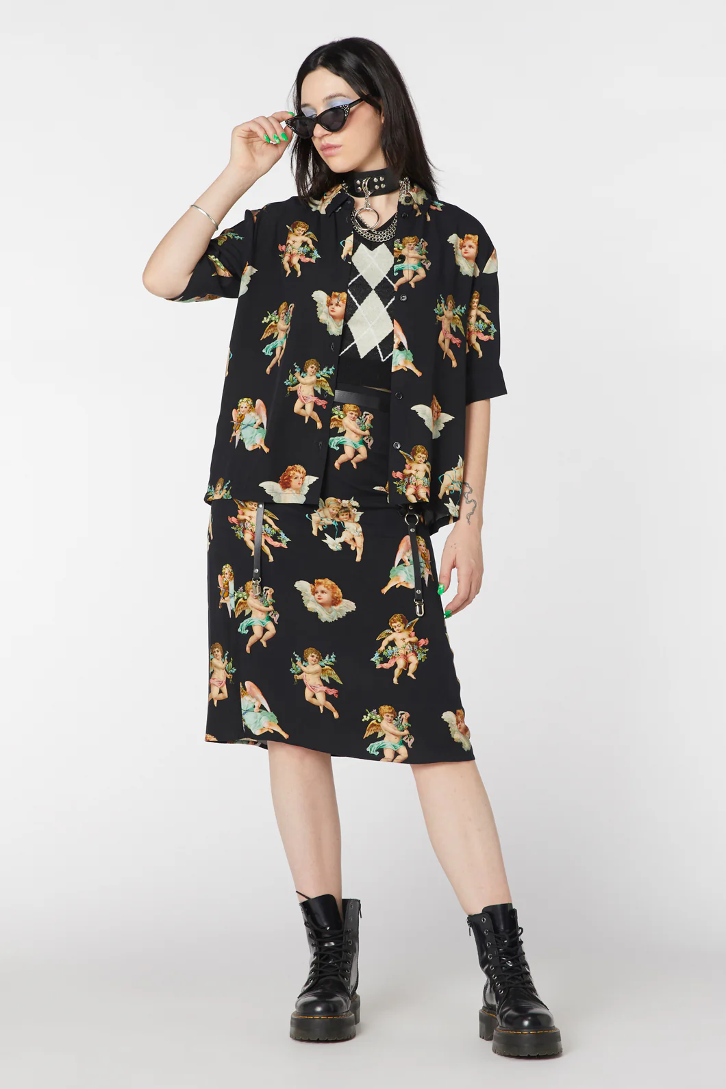 Cherub Viscose Boxy Shirt - Image 13
