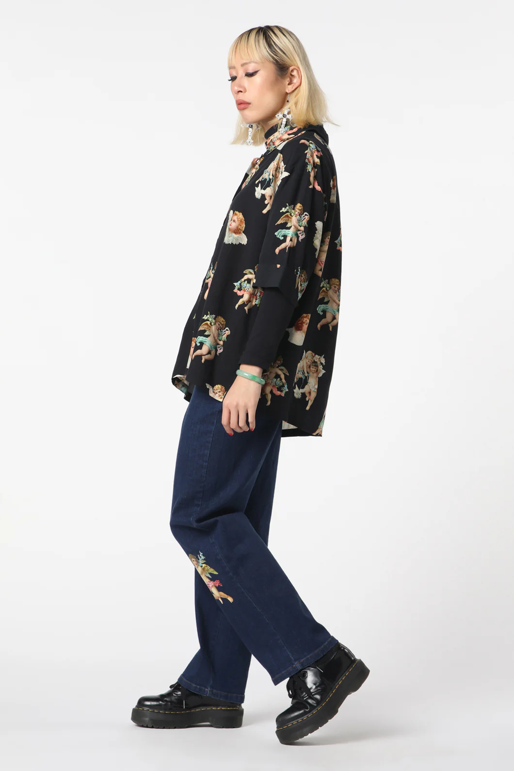 Cherub Viscose Boxy Shirt - Image 3