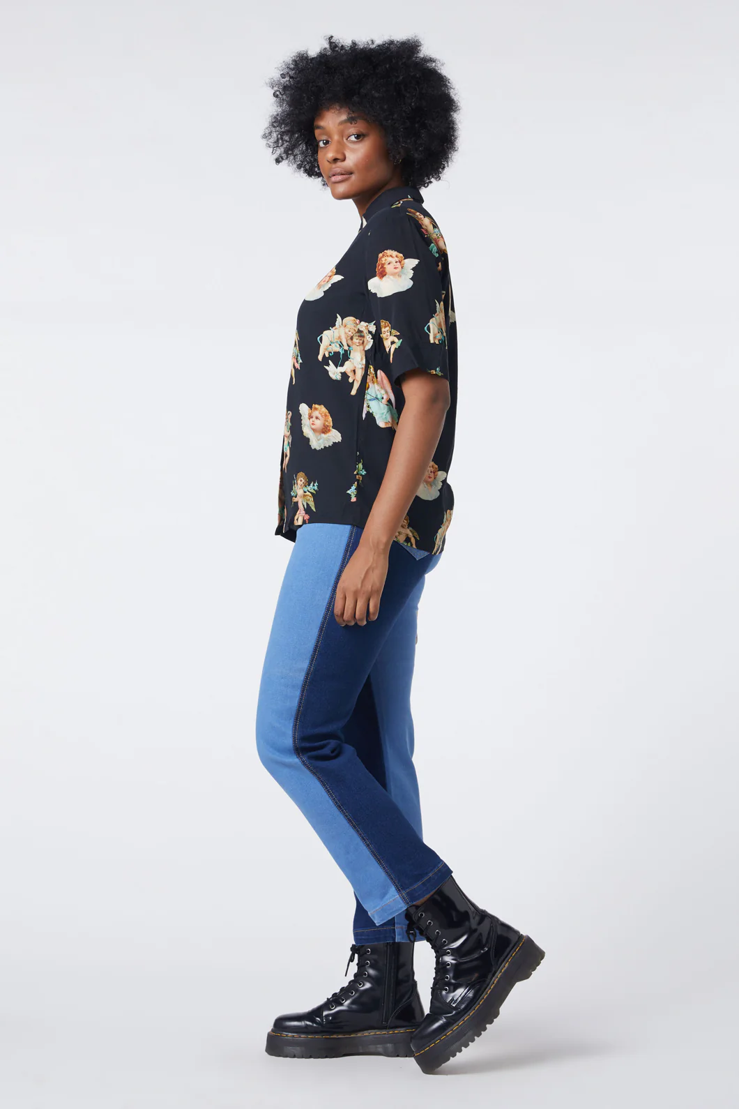 Cherub Viscose Boxy Shirt - Image 8
