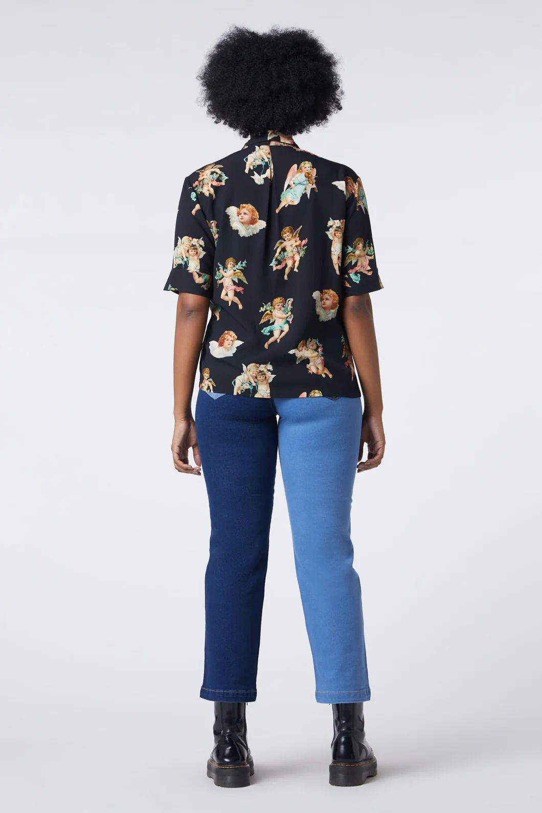 Cherub Viscose Boxy Shirt - Image 9