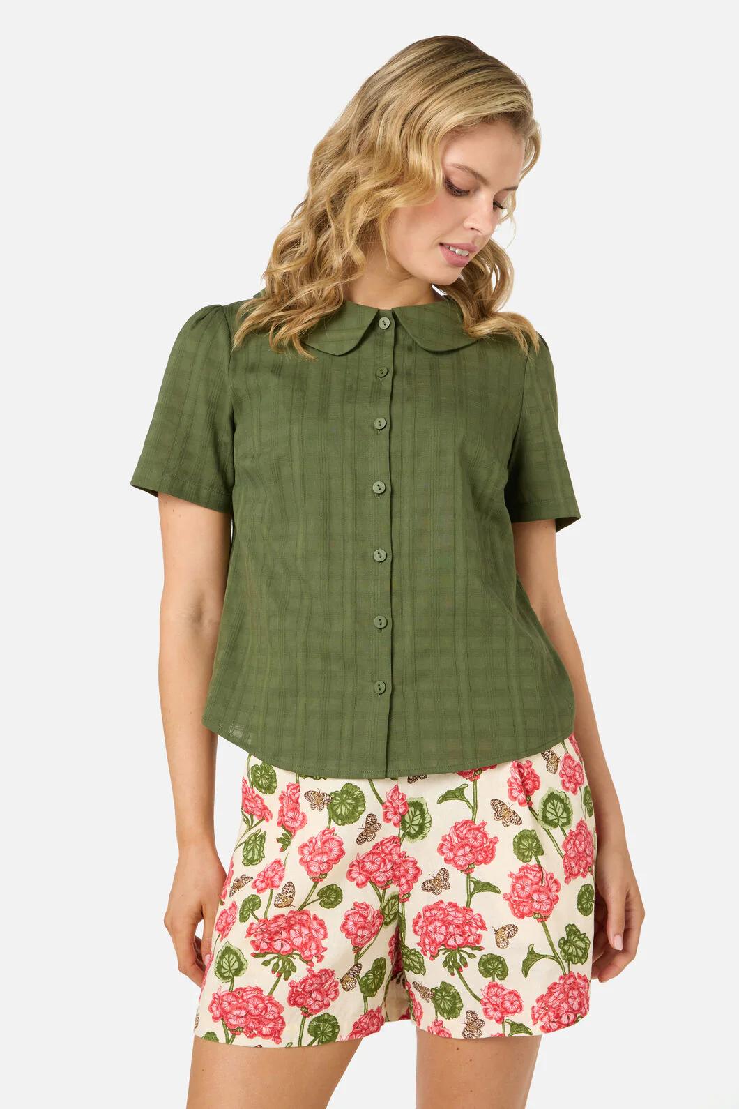 Cindy Sweet Collar Blouse - Image 7