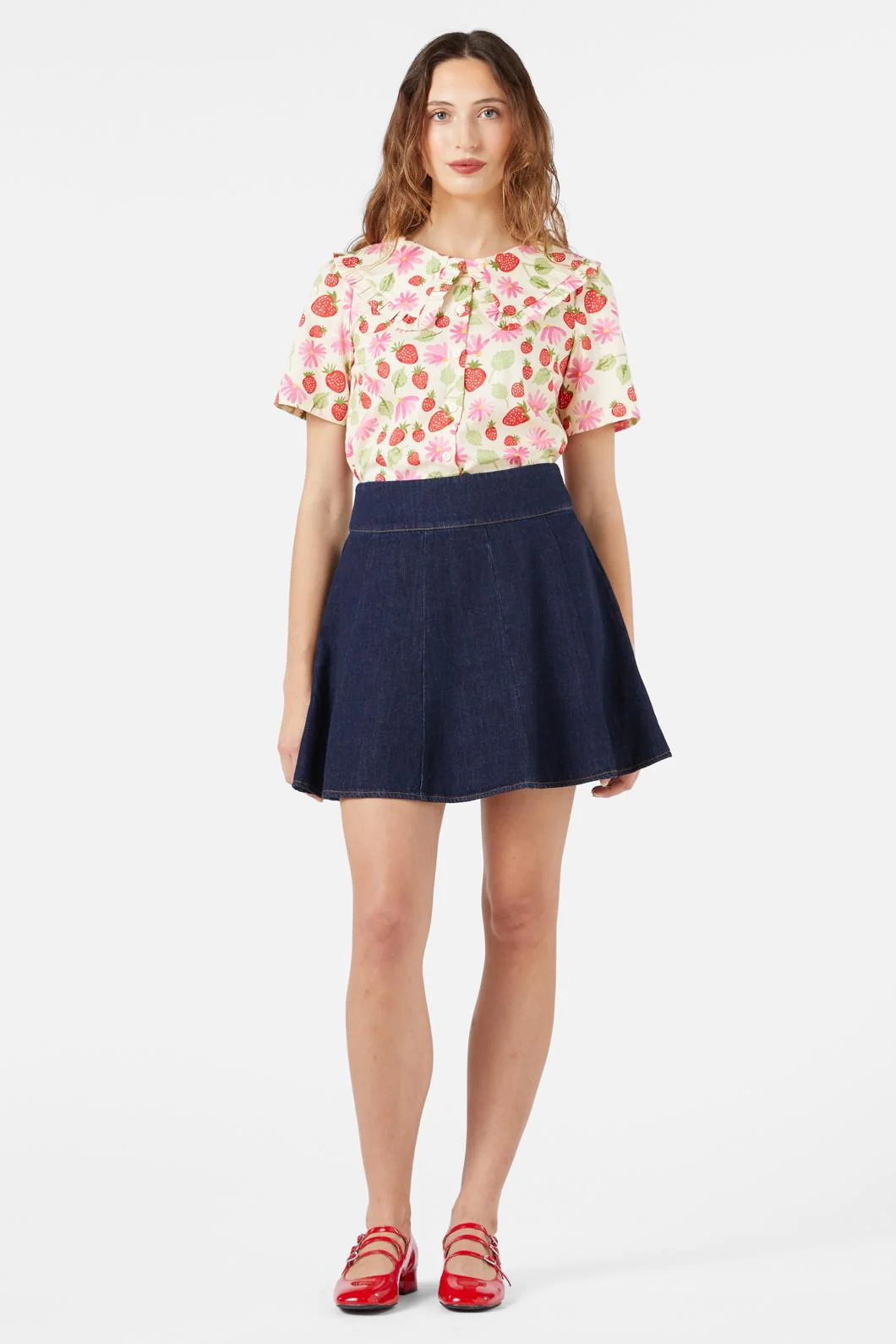 Clara Denim Mini Skirt - Image 18