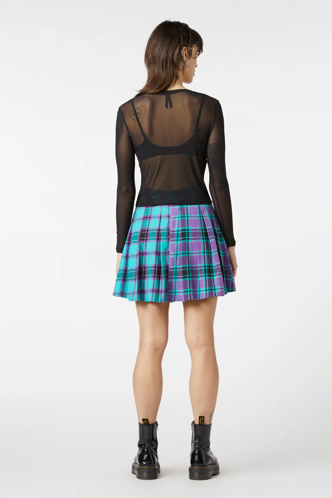 Classic Plain Mesh Top - Image 9