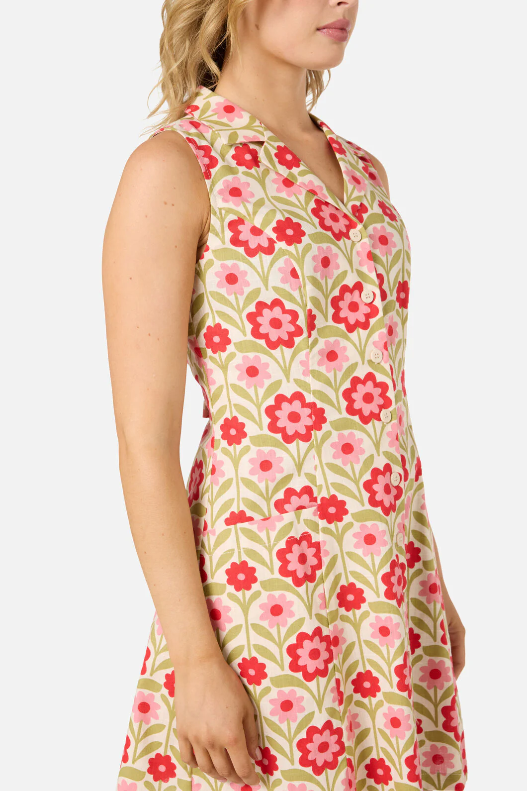 Cleo Geo Mini Collared Dress - Image 6