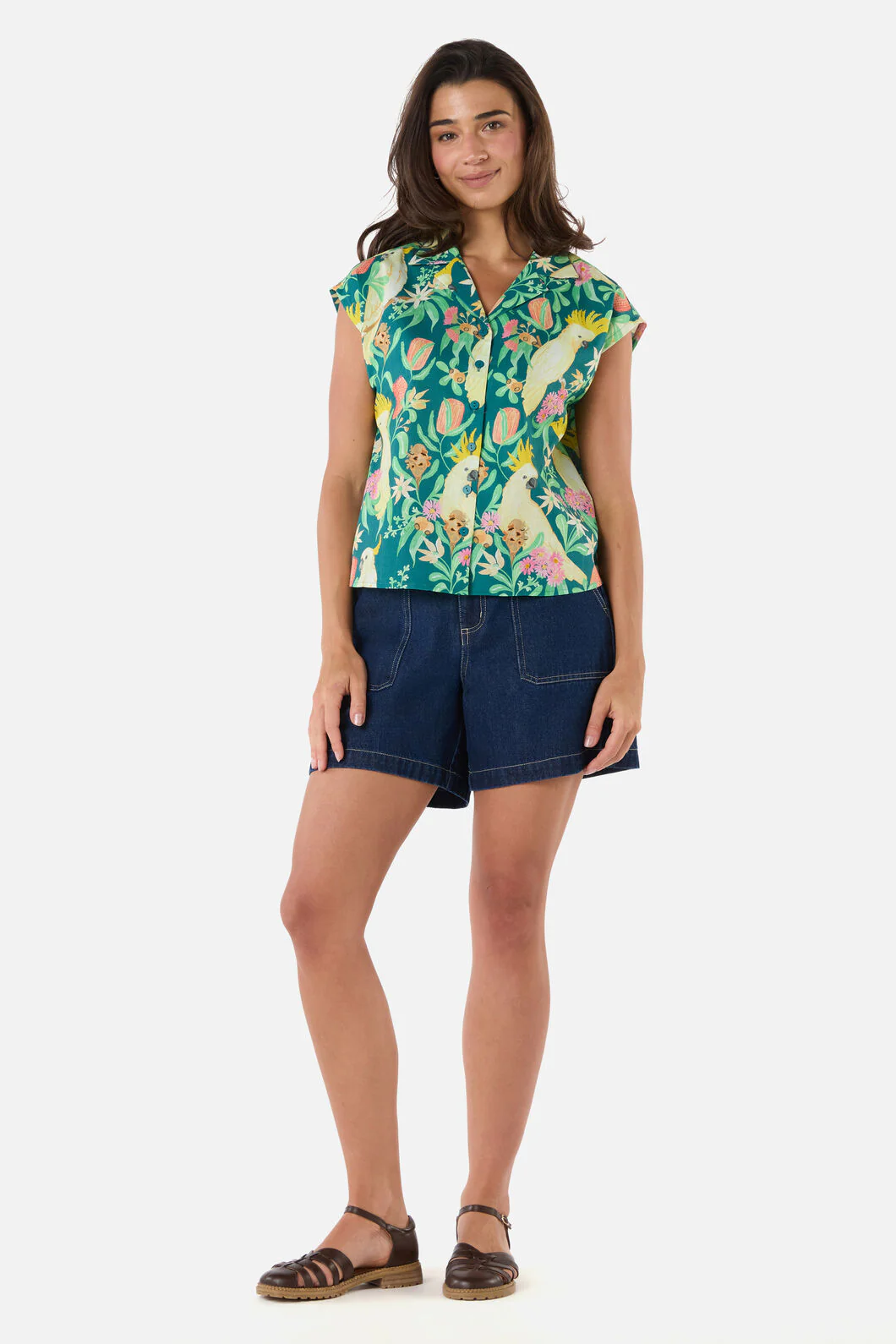 Cockatoo & Flora Blouse