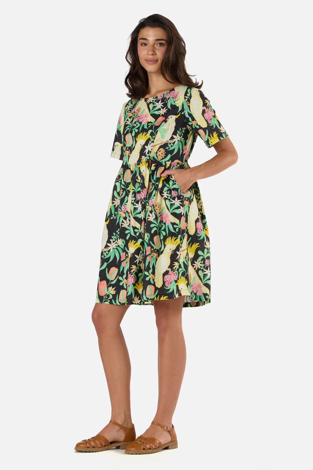 Cockatoo & Flora Smock Dress - Image 2