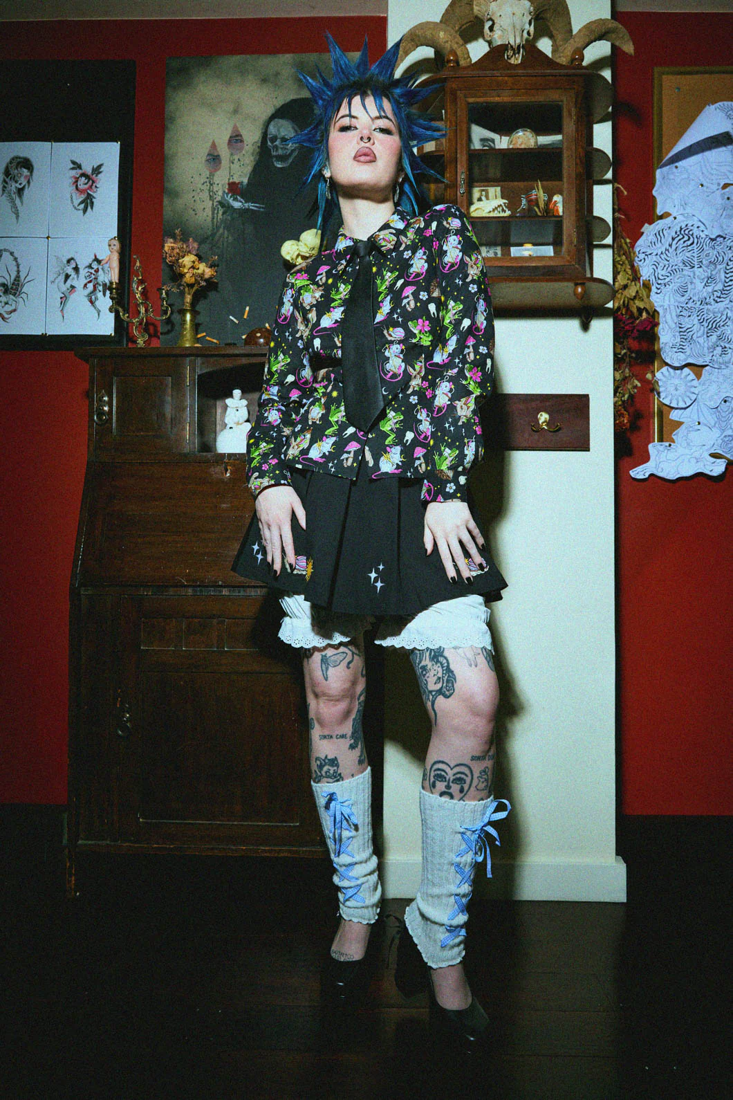 Collectors Guild Print LS Blouse - Image 3