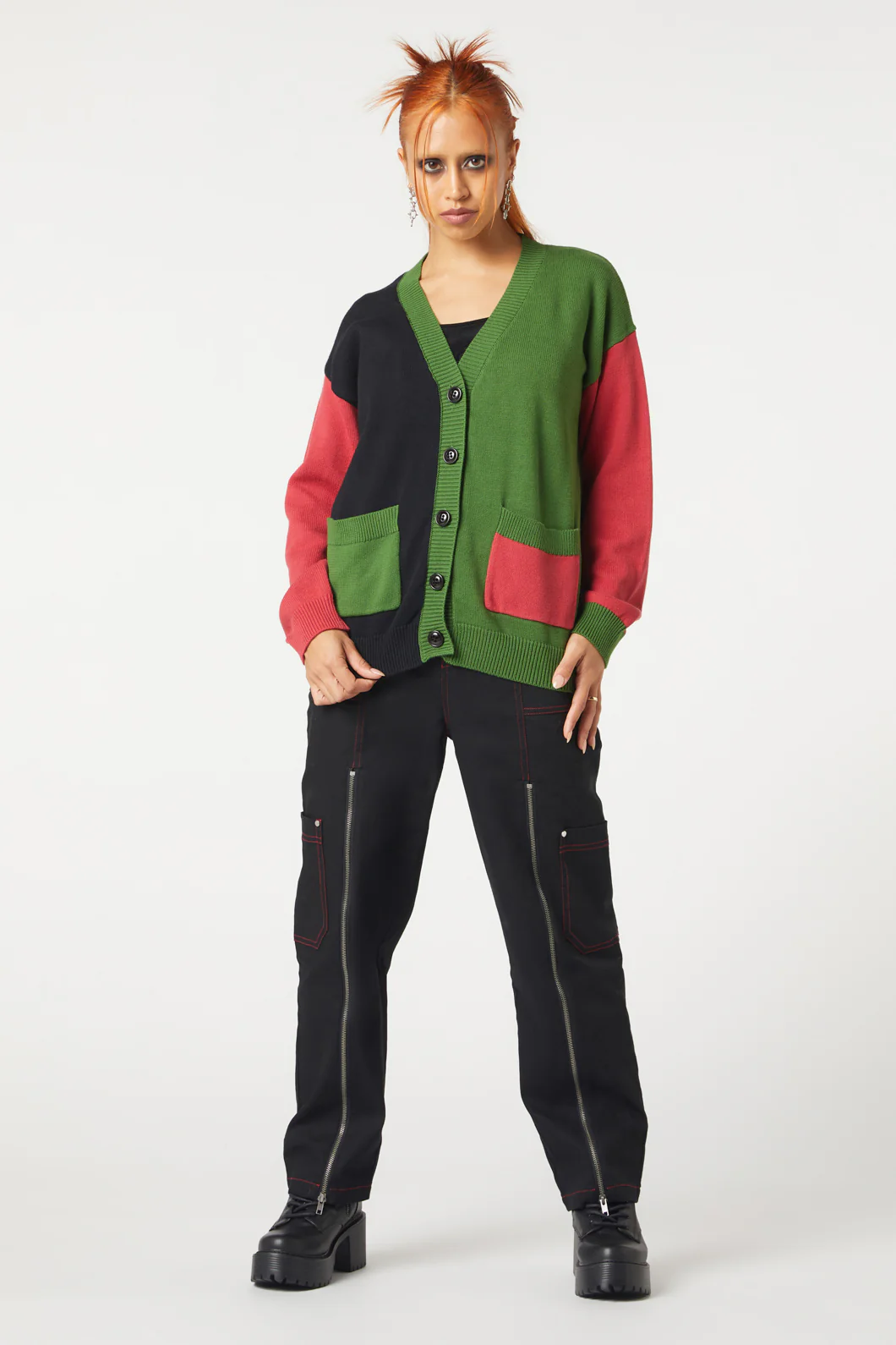 Colourblock Cardigan - Image 2