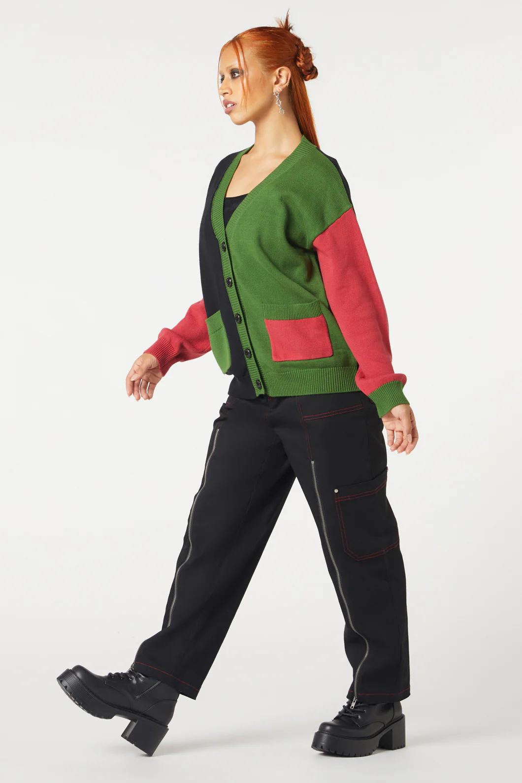Colourblock Cardigan - Image 3